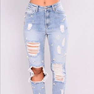 Fashion nova Pearl Jeans